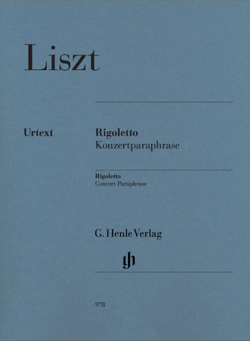 LISZT - Rigoletto - Concert Paraphrase