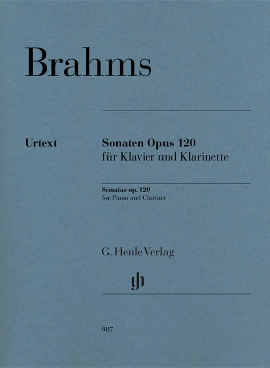 BRAHMS - Sonatas Op.120 - Clarinetto e Piano