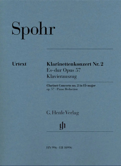 SPOHR - Clarinet Concerto n. 2 Op. 57
