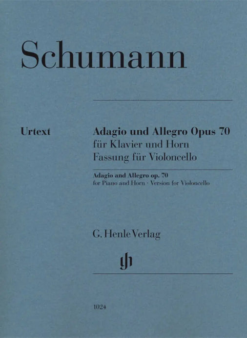SCHUMANN - Adagio and Allegro op.70 - Version for Violoncello