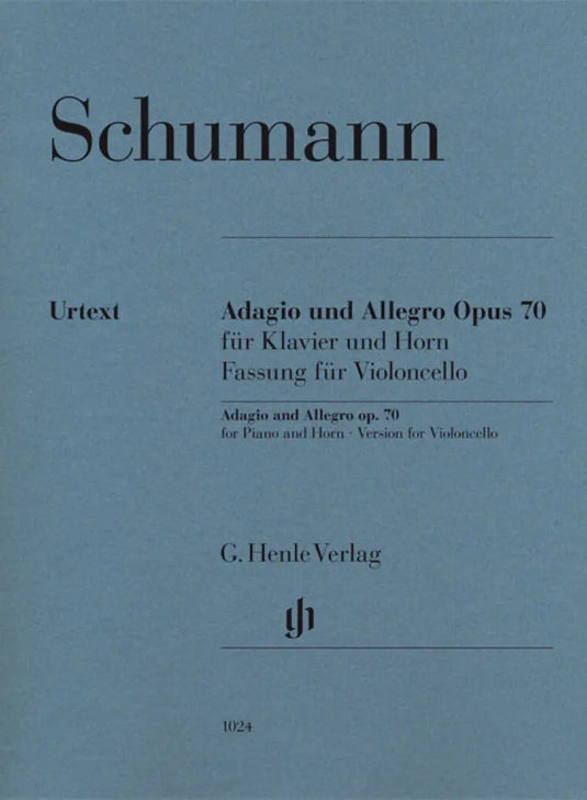 SCHUMANN - Adagio and Allegro op.70 - Version for Violoncello