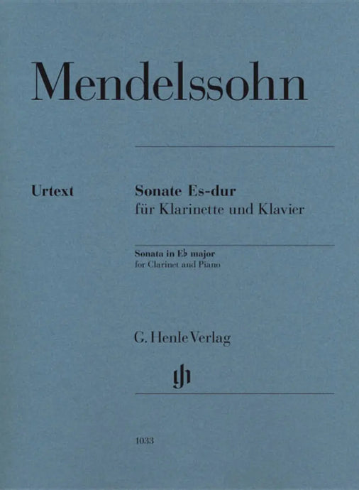 MENDELSSOHN - Sonata in Eb major - Clarinetto e Piano