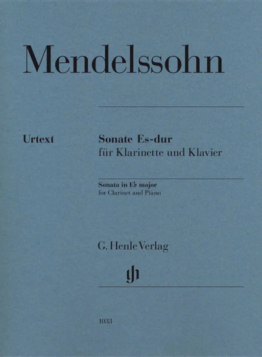 MENDELSSOHN - Sonata in Eb major - Clarinetto e Piano