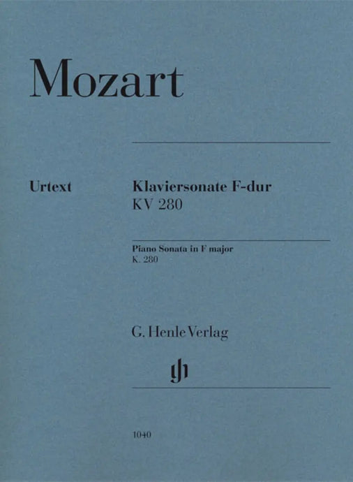 MOZART - Piano Sonata F major K. 280 (189e)