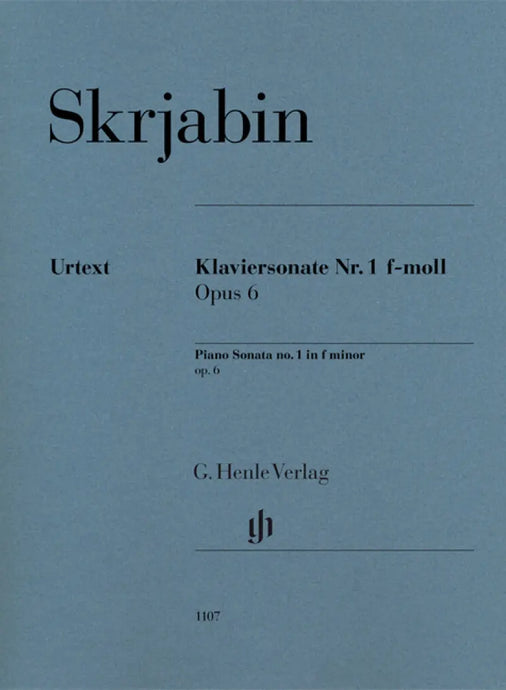 SKRJABIN - Piano Sonata No.1 F Minor Op.6