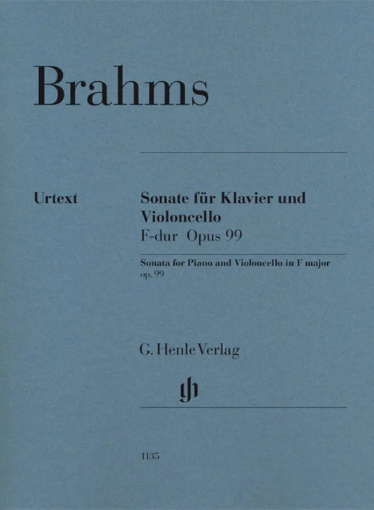 BRAHMS - Sonata for Piano and Violioncello in F Major Op.99