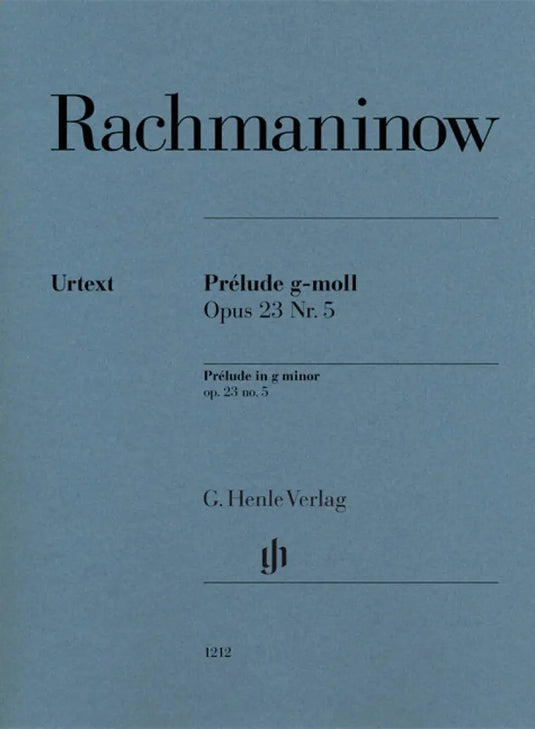 RACHMANINOFF - Prélude g minor op. 23 no. 5