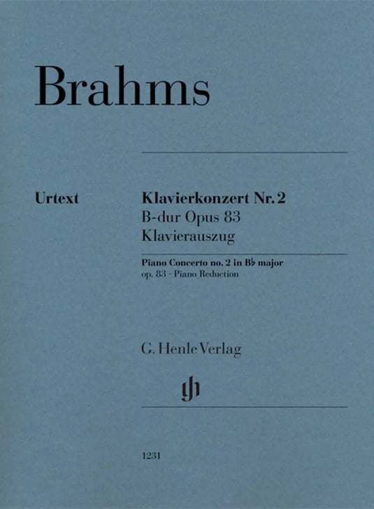 BRAHMS - Klavierkonzert Number 2 B Dur Op.83