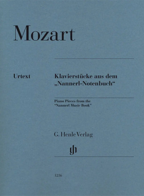 MOZART - Piano Pieces From The 'Nannerl Music Book'