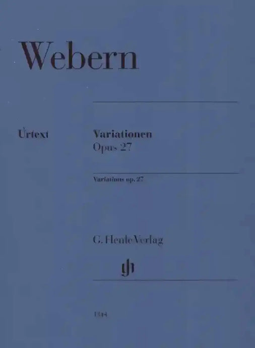 WEBER - Variationen op. 27