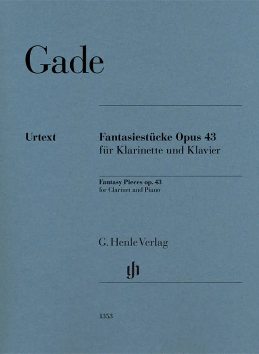 GADE - Fantasy Pieces op. 43 Clarinet and Piano