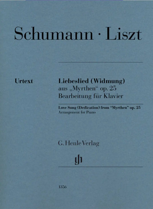 LISZT - Love Song (Dedication) from “Myrthen” op. 25 (Robert Schumann)