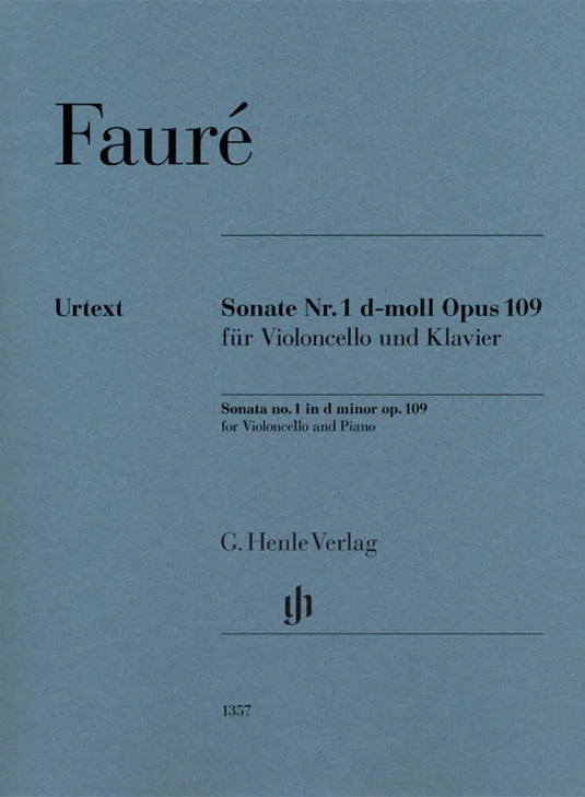 FAURE - Sonate nr.1 in d minor  op.109
