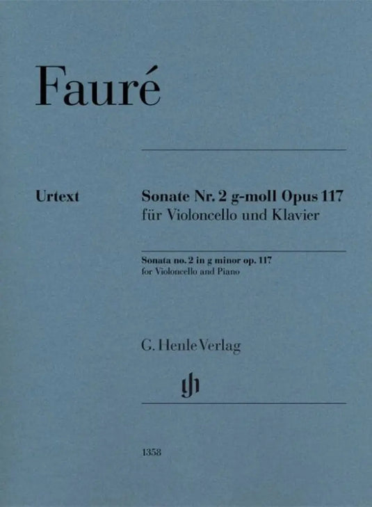 FAURE - Sonate nr.2 in g minor  op.117