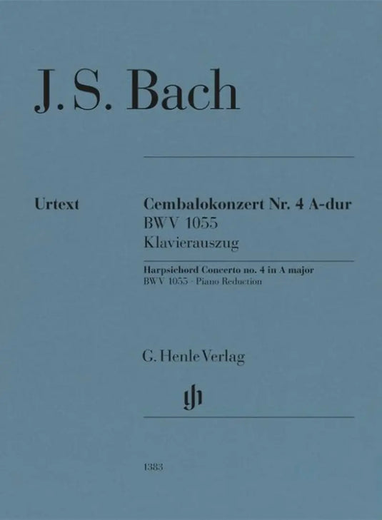 BACH - Harpsichord Concerto no. 4 A major BWV 1055