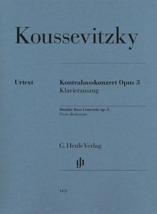 KOUSSEVITZKY - Double Bass Concerto op. 3