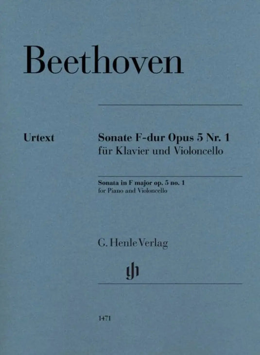 BEETHOVEN - Violoncello Sonata F Major op. 5 no. 1