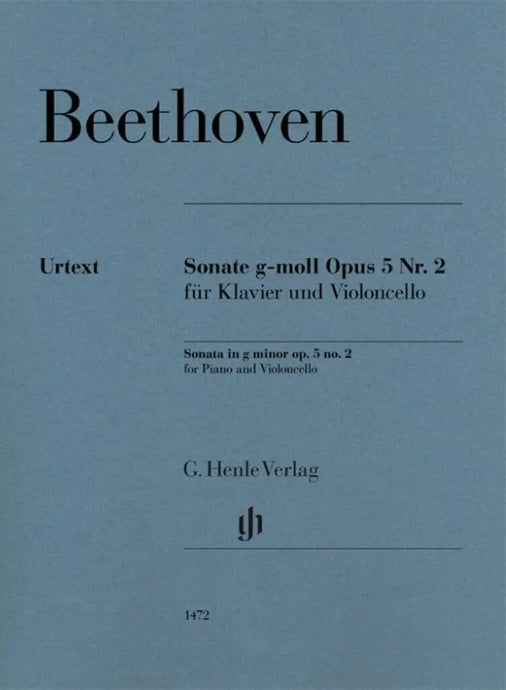 BEETHOVEN - Violoncello Sonata g minor op. 5 no. 2