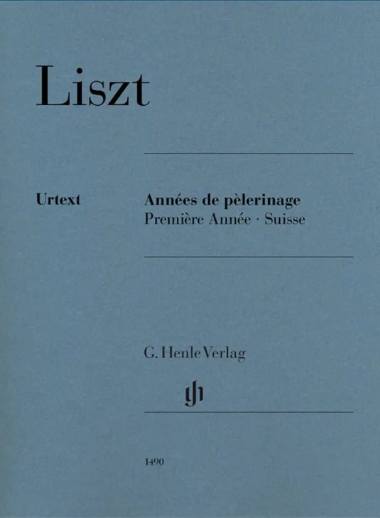 LISZT - Années De PèLerinage, Première Année – Suisse