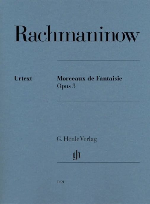 RACHMANINOFF - Morceaux de Fantaisie op.3