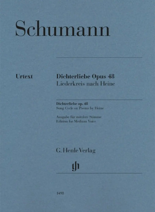 SCHUMANN - Dichterliebe Op. 48 - Edition for Medium Voice