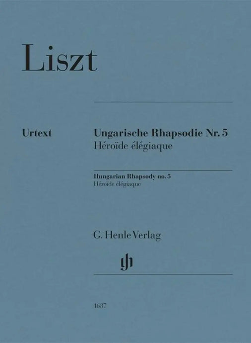 LISZT - Hungarian Rhapsody No.5 - Héroide élégiaque