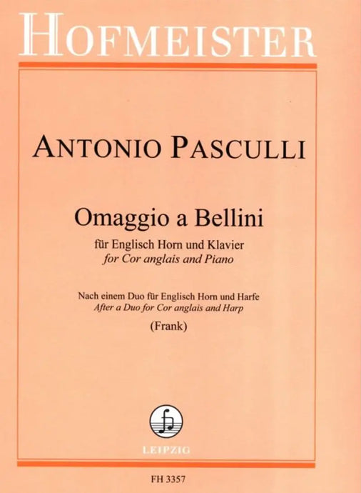 PASCULLI - Hommage à Bellini