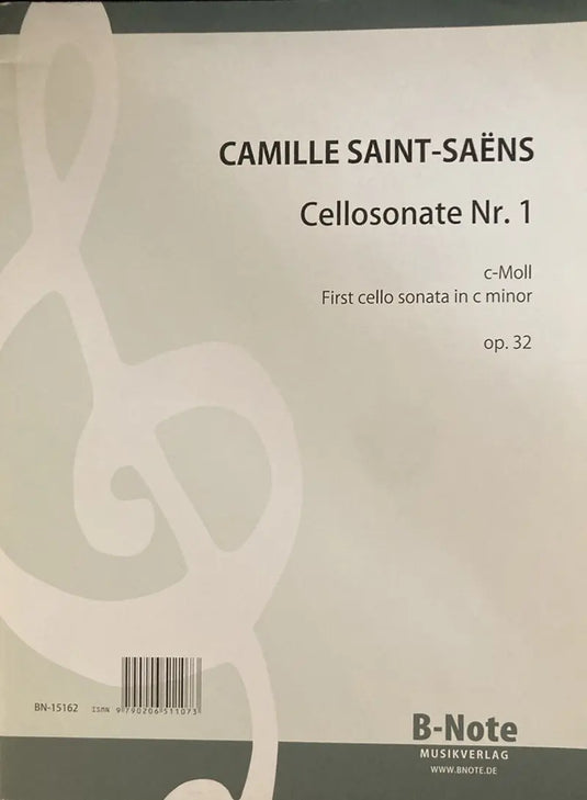 SAINT-SAENS - Cellosonate Nr.1 c-moll op.32
