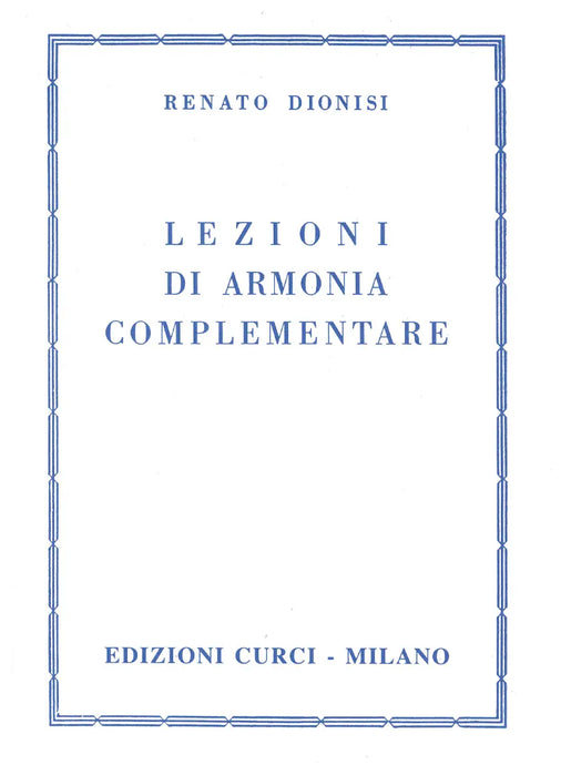 DIONISI - Lezioni di armonia complementare