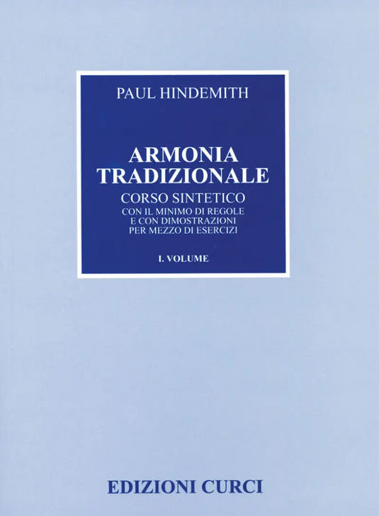 HINDEMITH - Armonia Tradizionale Vol. 1