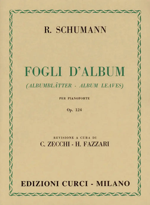 SCHUMANN - Fogli D'Album