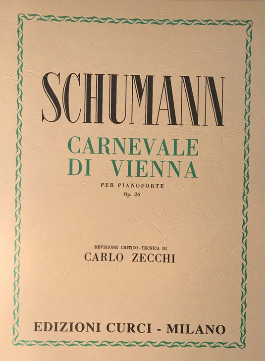 SCHUMANN - Carnevale di Vienna op. 26