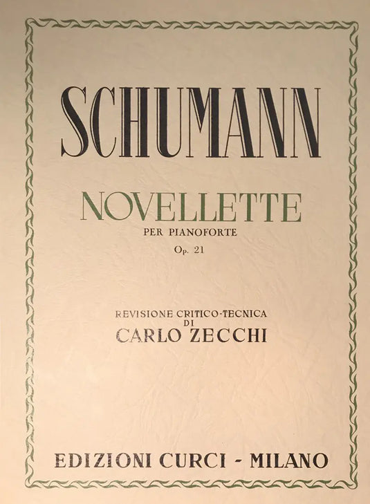 SCHUMANN - Novellette op. 21 Curci