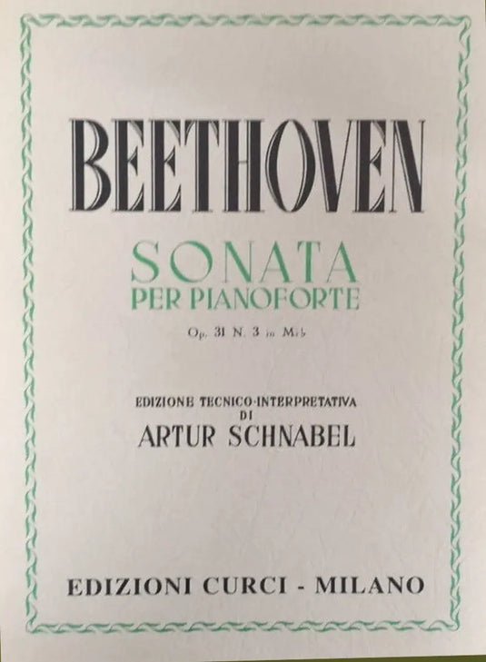 BEETHOVEN - Sonata op. 31, n. 3 in Mi bem