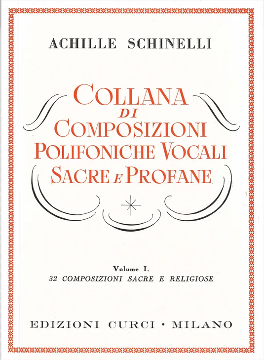 SCHINELLI - Collana Di Composiz.Polifoniche Vol.1