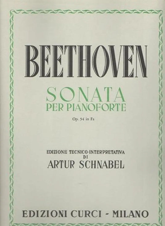 BEETHOVEN - Sonata op. 54 in Fa
