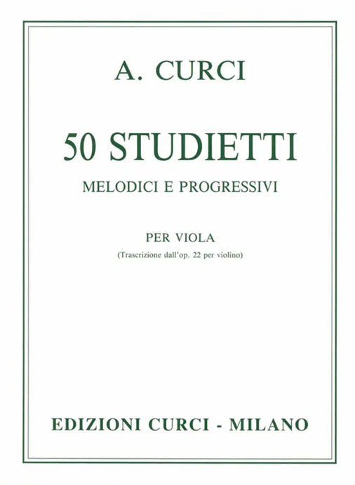 CURCI - 50 Studietti per Viola