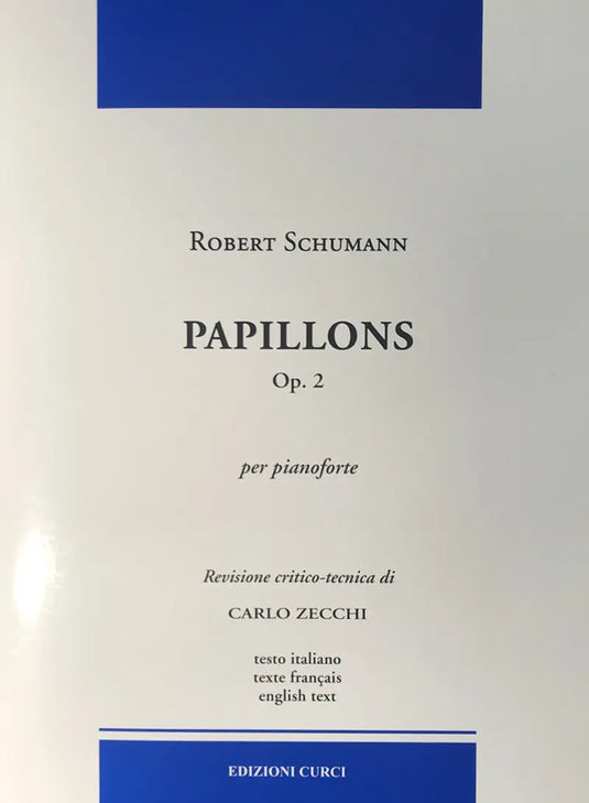 SCHUMANN - Papillons Op. 2 (Revisione di Carlo Zecchi)