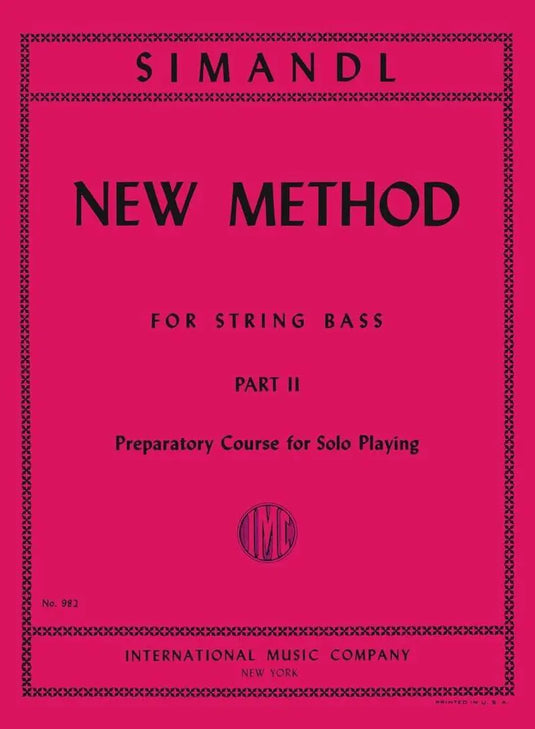 SIMANDL - New Method for String Bass PART II