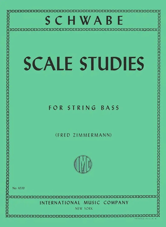 SCHWABE - Scale Studies for String Bass