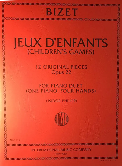BIZET - Jeux D'Enfants Op. 22 (Philipp)