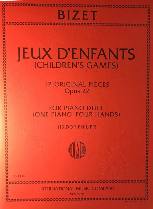 BIZET - Jeux D'Enfants Op. 22 (Philipp)