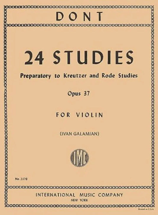 DONT - 24 ETUDES Op. 37 (Viola)