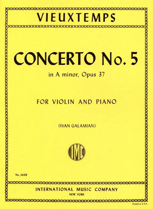 VIEUXTEMPS - Violin Concerto no.5 in a minor op.37