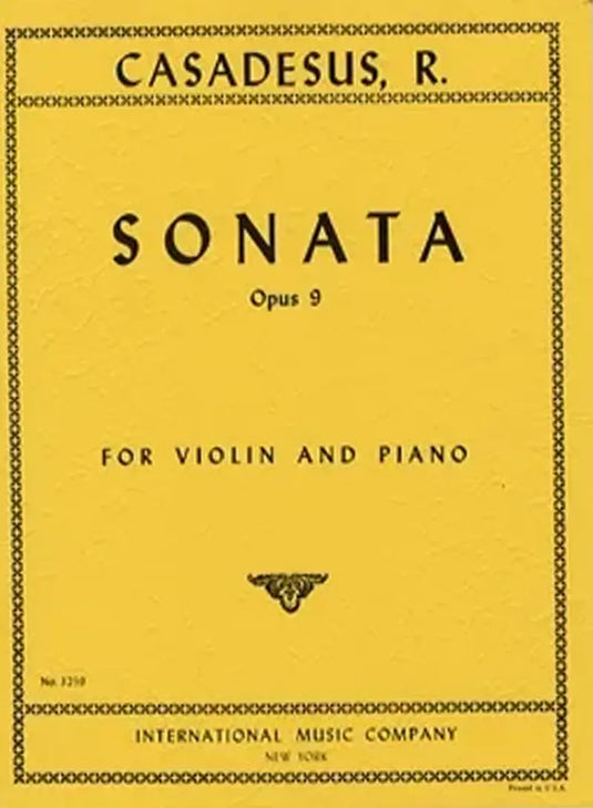 CASADESUS - Sonata Op. 9