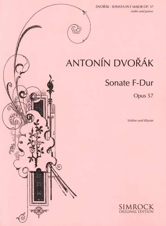 DVORAK - Sonate F-dur op.57