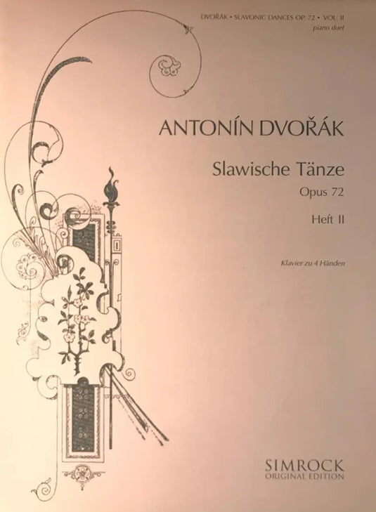 DVORAK - Slavonic Dances op. 72 Heft 2