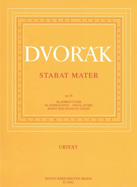 DVORAK - Stabat Mater Op. 58
