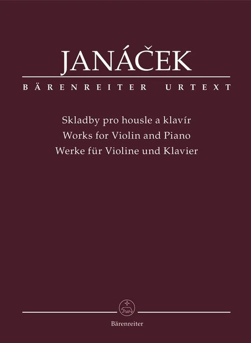 JANÁCEK - Works for Violin and Piano