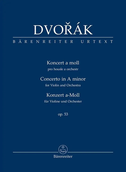 DVORAK - Concerto for Violino e Orchestra in A minor Op.53